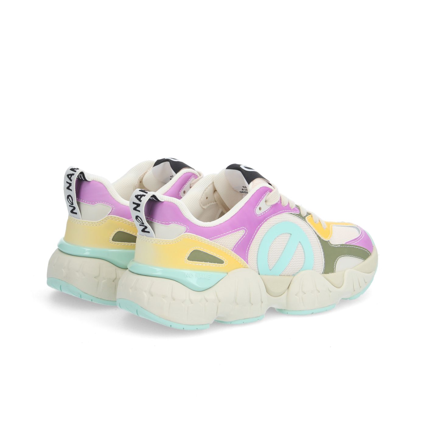 KRAZEE RUNNER W - KNIT/DISCOLOR - BIANCO SPORCO/LILLA